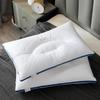 New All-Cotton Embroidery Neck Support Pillow - Five-Star Hotel Quality, Cervical Spine Sleep Aid