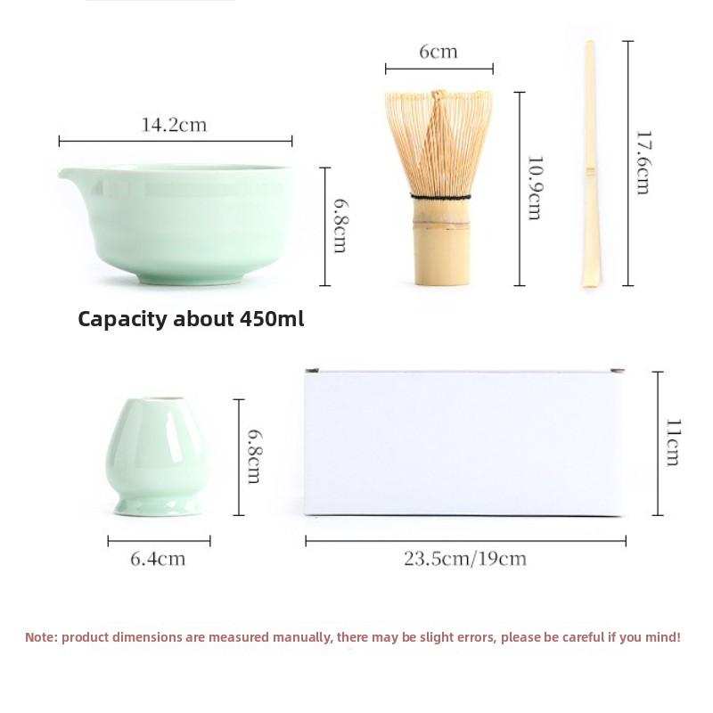 Chinese-style Bamboo Tea Set, Matcha Tea Ceremony Set, Song Dynasty Tea Ordering Matcha Brush, Baibenli Ceramic Matcha Bowl