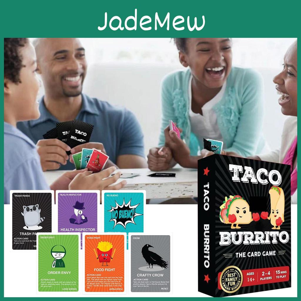 Vs Burrito Taco Board Family Games For Kids 68 812 Up Fun Card Games For Kids And Families Kids Family Game Night
