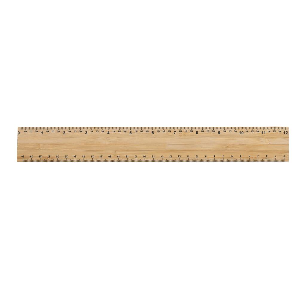 XD Collection Timberson Double Sided Bamboo Ruler