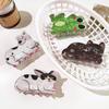 1pcNew Cute Animal Acrylic Hair Clip, Shark Clip, High-end Hair Accessory, Scratch Clip, Back of the Head Clip, Hair Clip