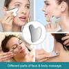 Stainless Steel Gua Sha & Ice Face Roller Kit – Cooling Facial Tool For Lifting Puffiness Reduction & Skin Care 3PCS Beauty