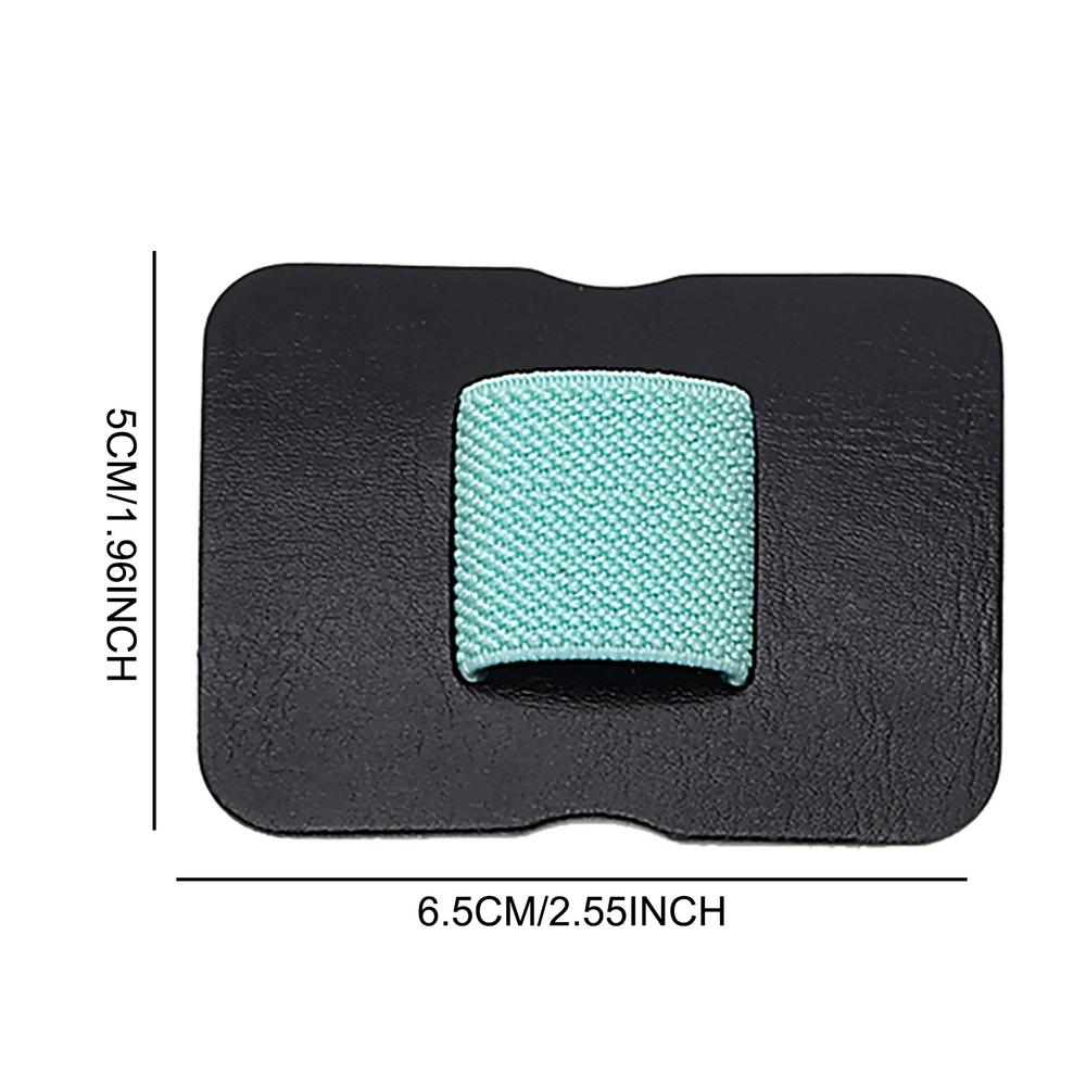 Portapenne elastico Portapenne elastico autoadesivo in pelle PU Portapenne impermeabile per frigorifero Portapenne