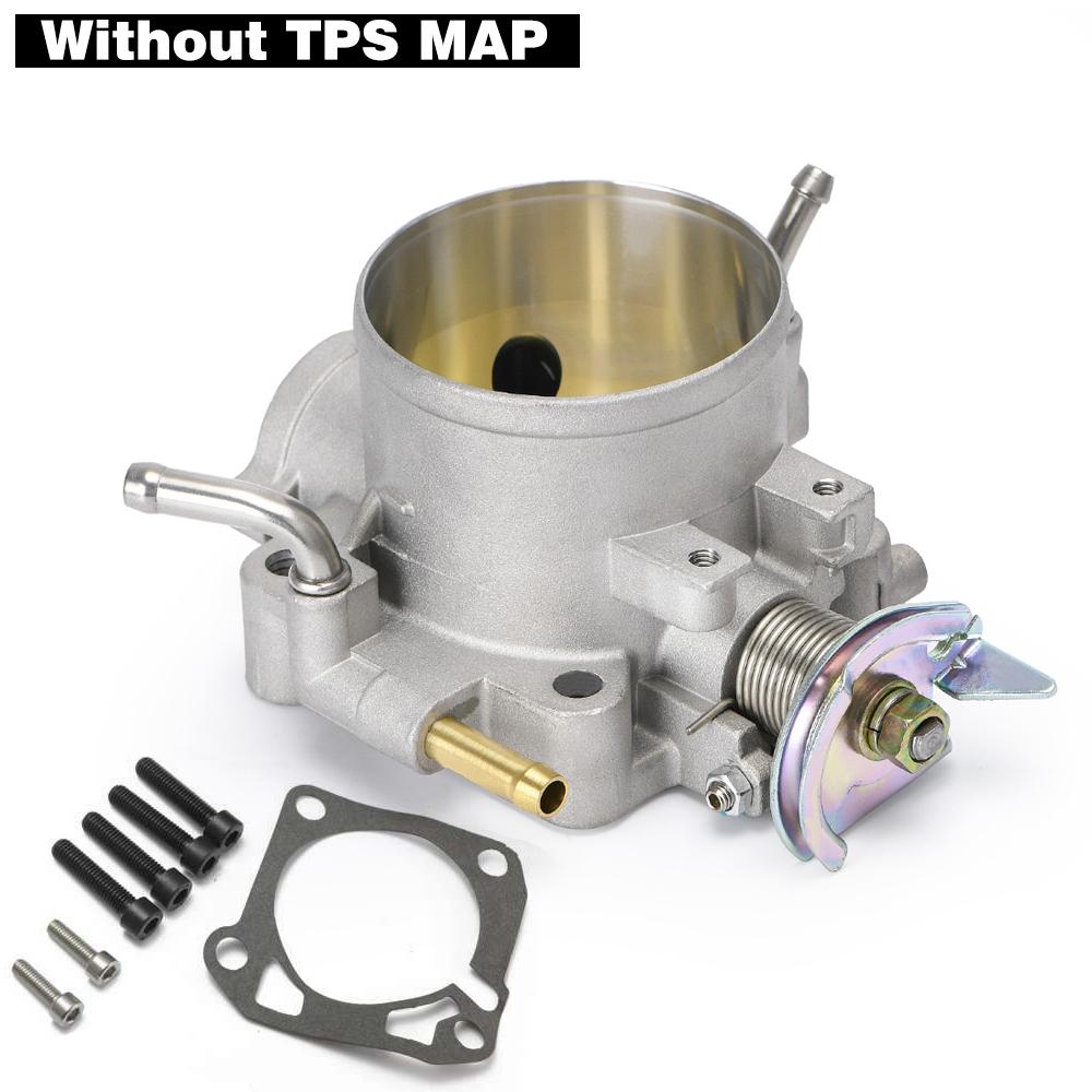Aluminum Silver Intake Manifold 70mm Throttle Body For Honda B16 B18 D16 F22 B20 D/B/H/F EG EK H22 PQY6959 without TPS MAP