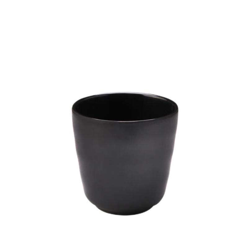 Qianxing A5 Matte Black Melamine Restaurant Cups
