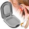 Hearing Aid Case Waterproof Portable Drop Resistance Hearing Aid Storage Box Black