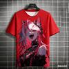 Summer Men's Women's T-Shirts 3D anime girl pattern printing gifts for man casual home graphic t shirts