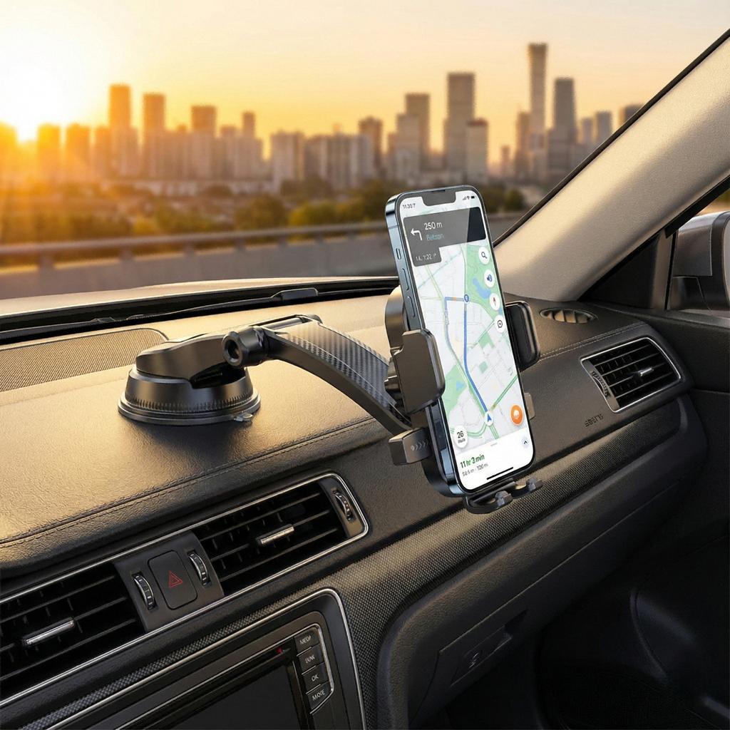 Universal Suction Cup Car Phone Holder Dashboard Mount Stand Smartphone Mobile Support Car Bracket Auto Interior Accessories