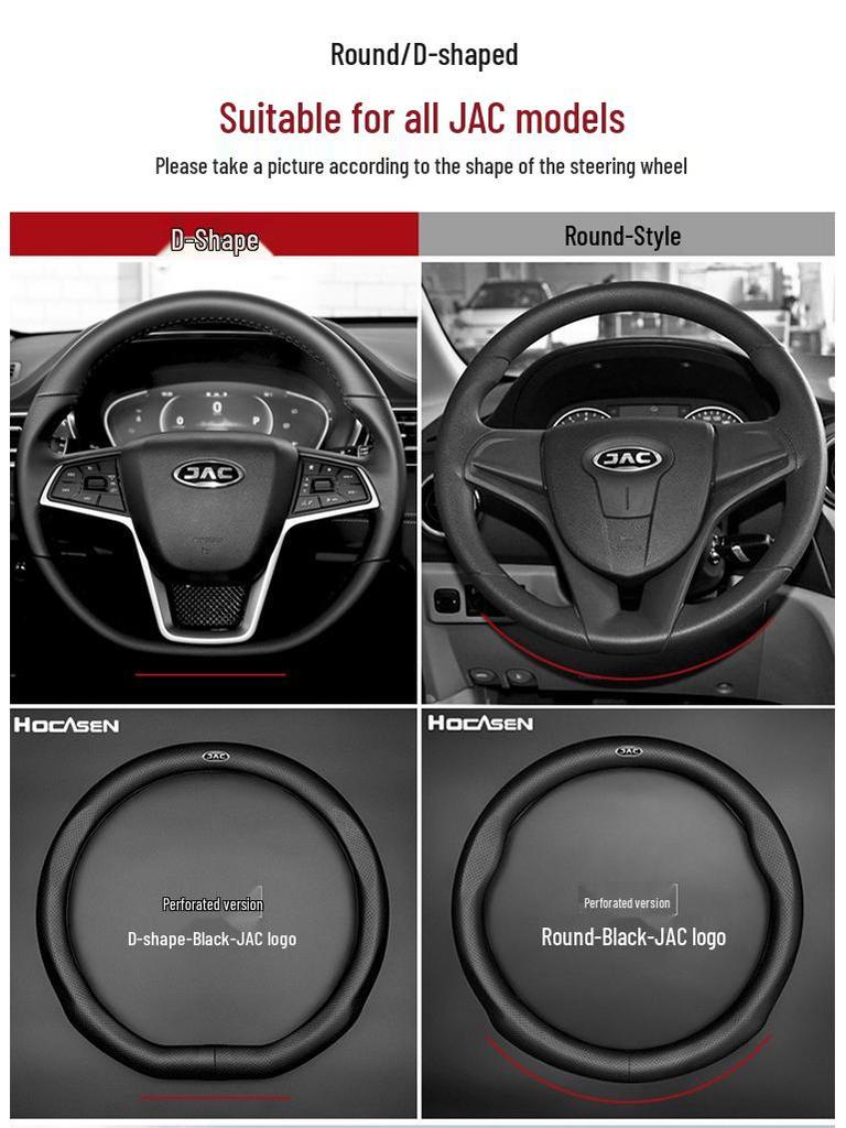 JAC Refine Lenkradbezug für S35, Yueyue, M3, M5 und Heyue A30.