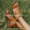 Shoes women's foreign trade new summer wedge heel women's sandals casual women's shoes large size