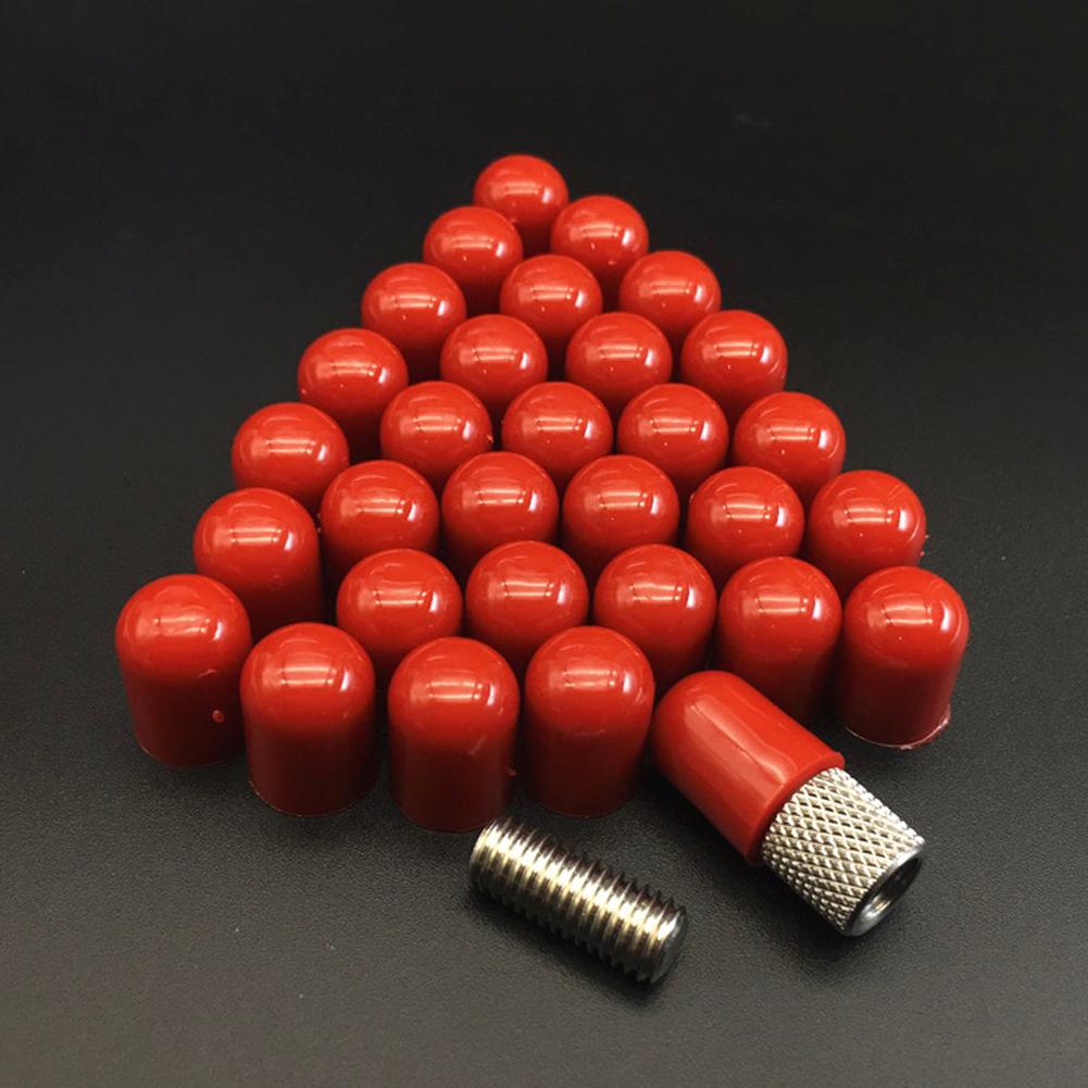 30/60pcs Dent Repair Tools Knock Down Head Replacement With Heads Cover Paintless Car Dent Repair Hand Tool Accessories Tools