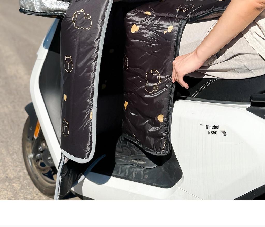 2025 Winter Extra Thick Waterproof Fleece Lined Electric Motorcycle Windshield Cover