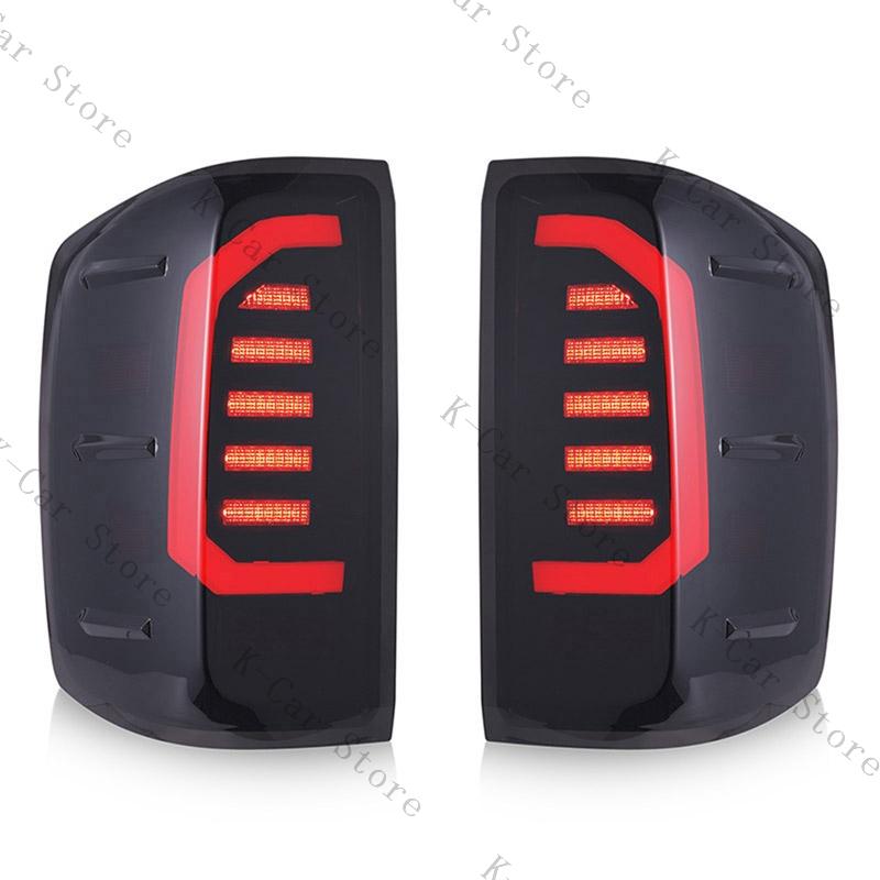 

For Chevrolet Silverado 2014 2015 2016 2017 2018 LED Rear Bumper Tail Light Reverse Brake Lamp Turn Signal lamp Car Accessorie