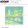 JIKAN STYLE MOOMIN Triple Gauze 25 X 25 05850 Handkerchief, Bouquet, Green, Approx. Cm,