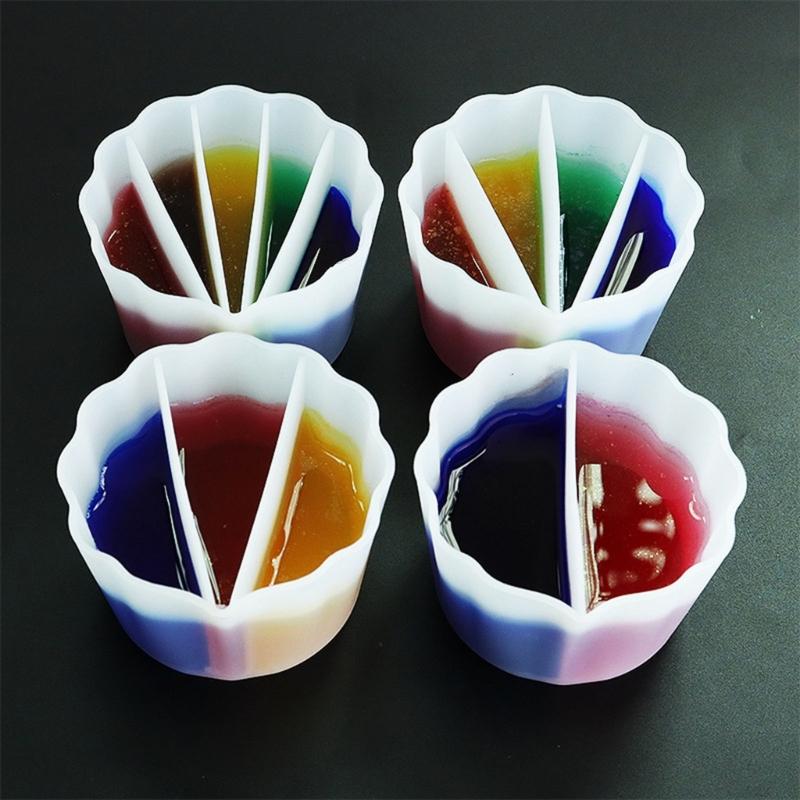 Silicone Resin Mixing Cups Distribution Cups DIY UV Resin Color Mixing Cups Liquid Resin Measuring Cups Jewelry Making