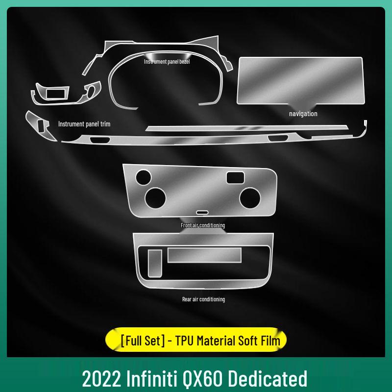 Infiniti QX60 Interior Film Console & Screen Protector (2022-2024)