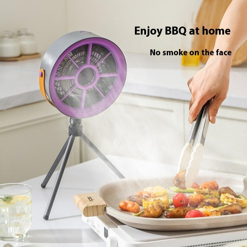 

Portable Outdoor Small Hood Indoor Barbecue High Wind Suction Hood Desktop Hoods