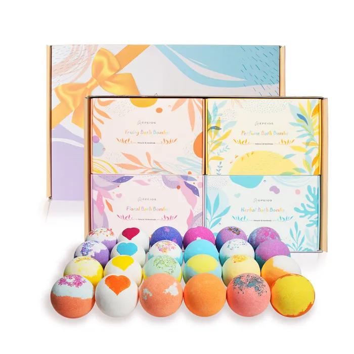 EPEIOS Bath Bomb 70g x 24 Types Large-Capacity Bath Bomb Gift Set