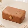 Elegant Multi-layer Lockable Jewelry Storage Box with Anti-oxidation Feature
