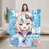 Sameko Saba Blanket Super Soft Street Trend Plush Throw Blanket For Couch Bed Travel Office Flannel Bedspread Bed Cover