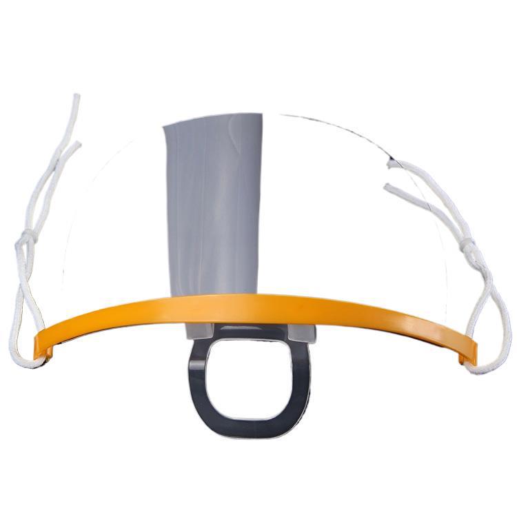 Clear Anti-Fog Kitchen Food Service Mask - Plastic Mouth Shield for Chefs
