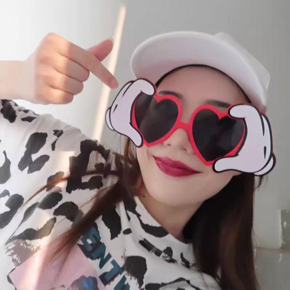 Cartoon Mask Funny Glasses Minnie Eyeglasses Cosplay Glasses Personality Photo Props Glasses Party