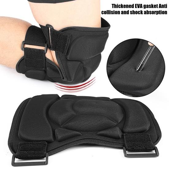 1 Stück Knieschoner für Männer Frauen Rutschfest Kollisionsvermeidung Kniebandage mit Dickem Schwamm Übung Schützender Knieschoner für Fußball Volleyball