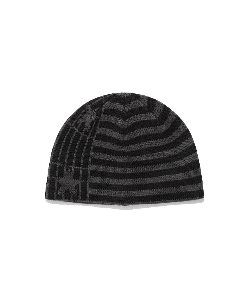 ISTKUNST Star Stripe Beanie_Black(Ik2Ffmab20A)