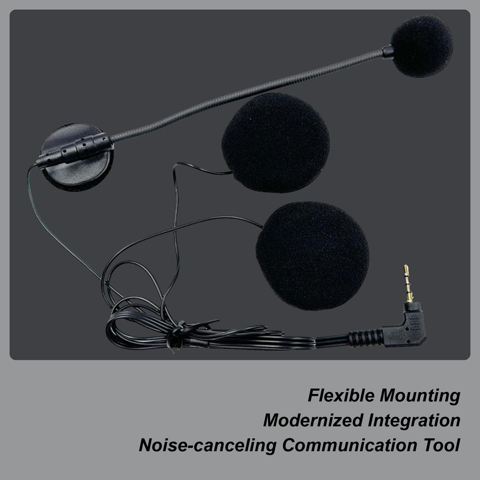 

Helmet Speakers Headphones For Motorcycle Helmet Noise-canceling Communication System Modular Design For Racing Street Riding China Mainland