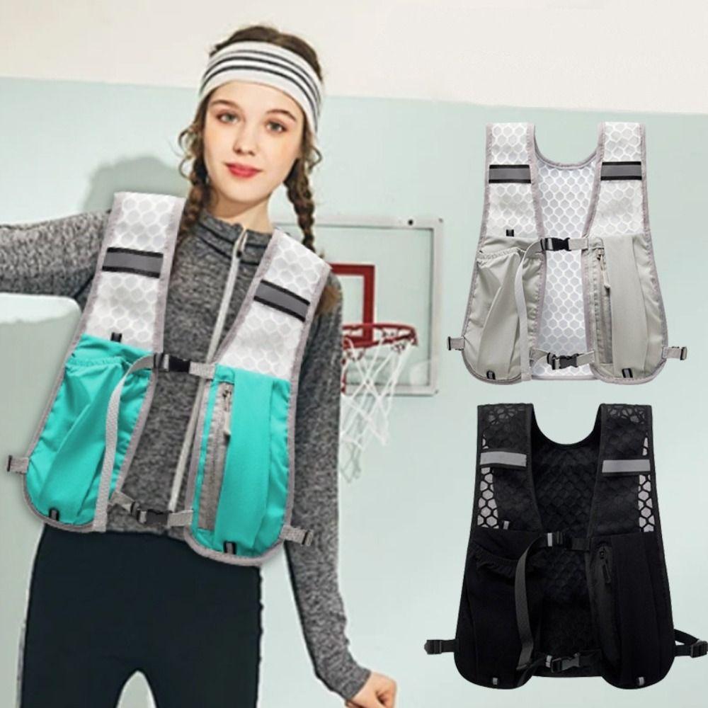 Lightweight Running Storage Vest Chest Pack Hydration Running Vest  Outdoor Sports