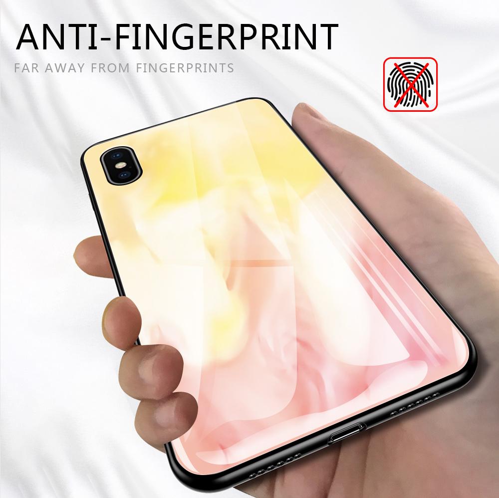 Tempered Glass Phone Case For iPhone 11 12 13 14 15 16 17 Redmi 10 12 14C Note10 Note14 Xiaomi 11Lite PocoC75 Soft Edge Shockproof Smooth Shell