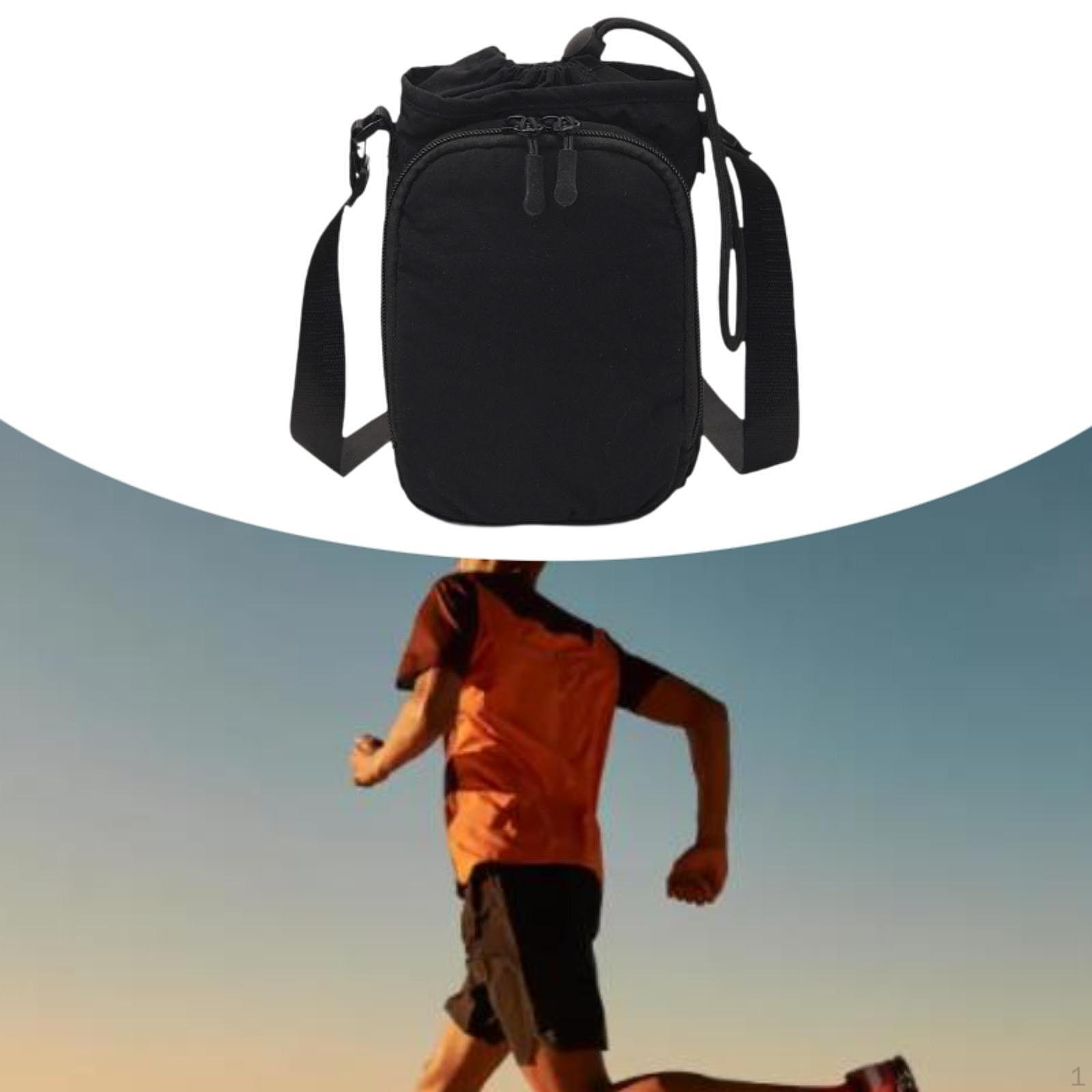 

Держатель для бутылки с водой с ремешком, легкая сумка через плечо для путешествий, кемпинга