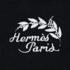 Hermes [Domestic Regular] 2E2613D2 Cliquetis 100% Cashmere Knit Sweater / Tops 34 Black X whiteUsed