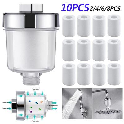 Wasserauslass-Reinigungsset, universeller Wasserhahnfilter, Küchen-, Badezimmer-, Duschfilter, transparentes Badezimmer-Filtrationssystem für zu Hause