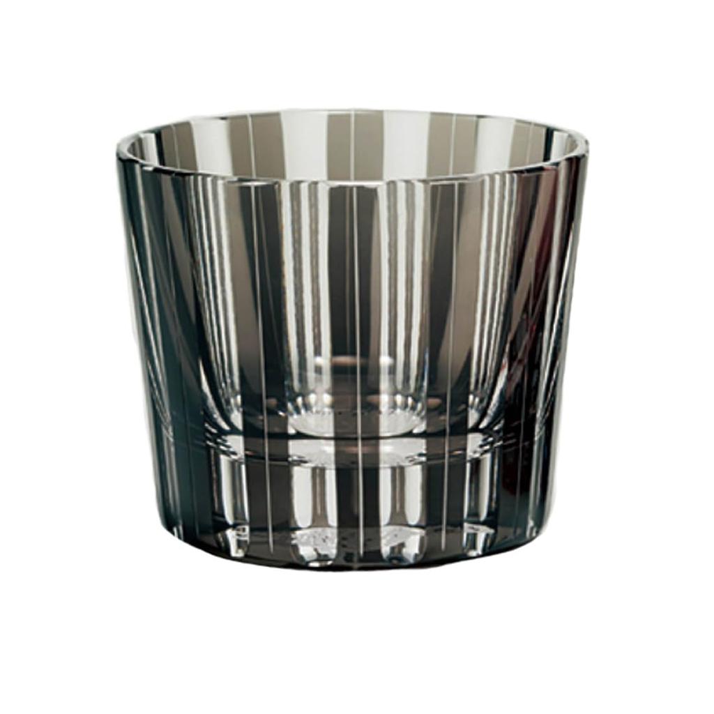 NARUMI Glassworks Aurora Black 120cc Cold Sake Gift A simple and stylish shot glass perfect as a gift for a 60th birthday or other special Cup, Boxed,