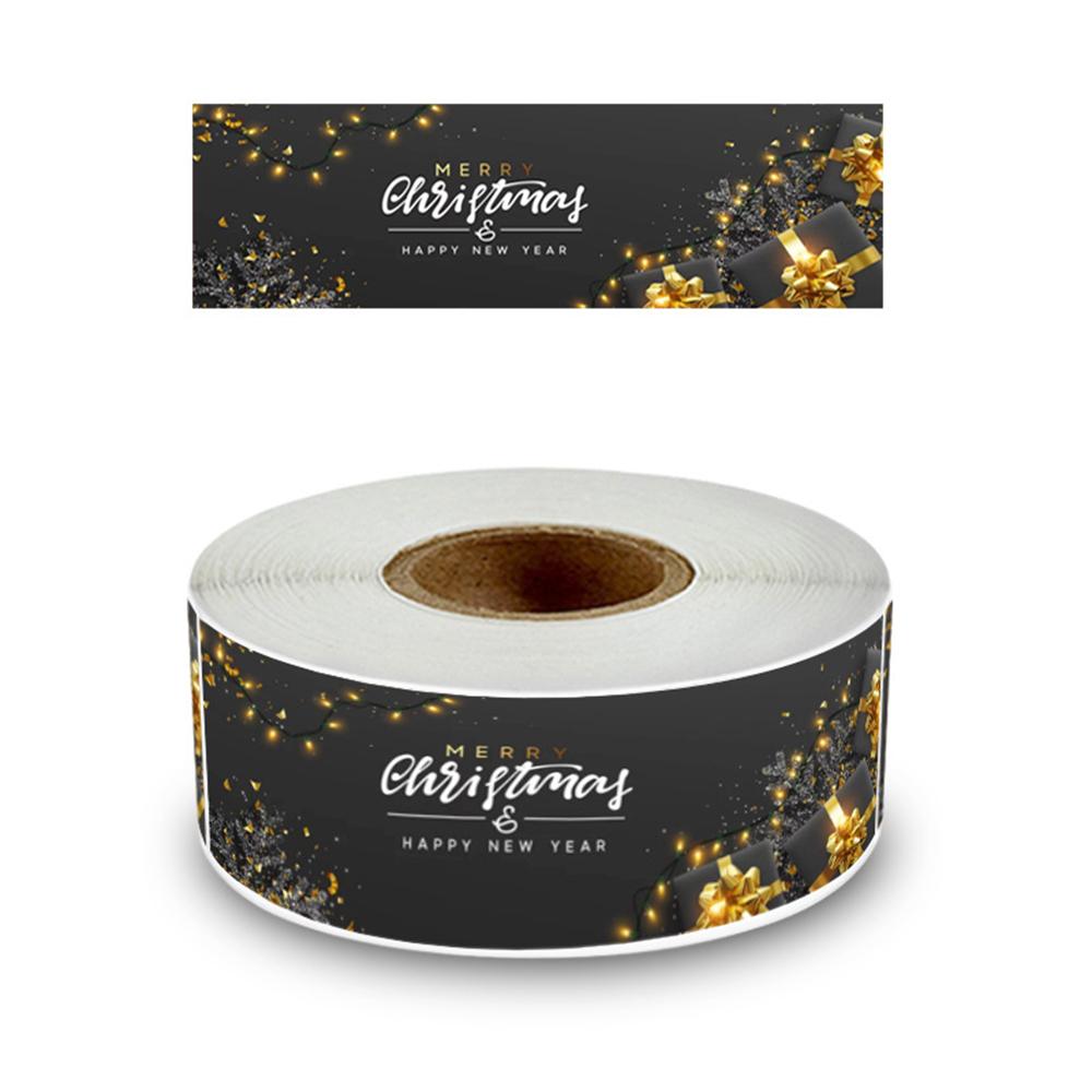 High-Standard-Quality 120Pcs/Roll High-Quality Merry High-Quality Christmas High-Quality Holiday High-Quality Decoration High-Quality Santa