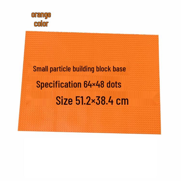 

Year-End Clearance: 48×64 Right-Angle Building Blocks Base Plate Small Particles Base Plate 64×48 помаранчевий