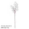 1Pc Christmas Decoration White Snow Red Berries Stems Artificial Bouquet Xmas Tree Ornament Home Decor New Year 2025 Accessories