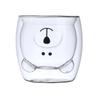 250ml Creative Cute Bear Double-layer Coffee Mug Double Glass Animal Milk Glass Lady Cute Cat Duck DogChristmas Gift Bar Tool