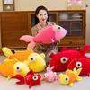 Fisch-Plüschtier, niedliche farbige Goldfisch-Puppe, Plüschtiere, weicher Begleiter, Schlafkissen, gefülltes Aquarium, Tierpuppe, Wurfkissen, Heimdekoration