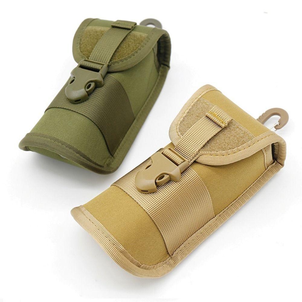 Quick Release Hook Sunglasses Storage Box Portable Eyeglasses Case Bag  Outdoor Use