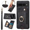Universal Google Pixel 10 Pro Leather Flip Case with Card Slot & RFID Protection