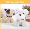 Dog Plush Keychain With Pp Cotton Filling For Bag Decor And Gifts