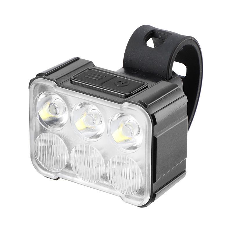 Bicycle Front And Rear Led Light With Waterproof Material For Night Riding Safety