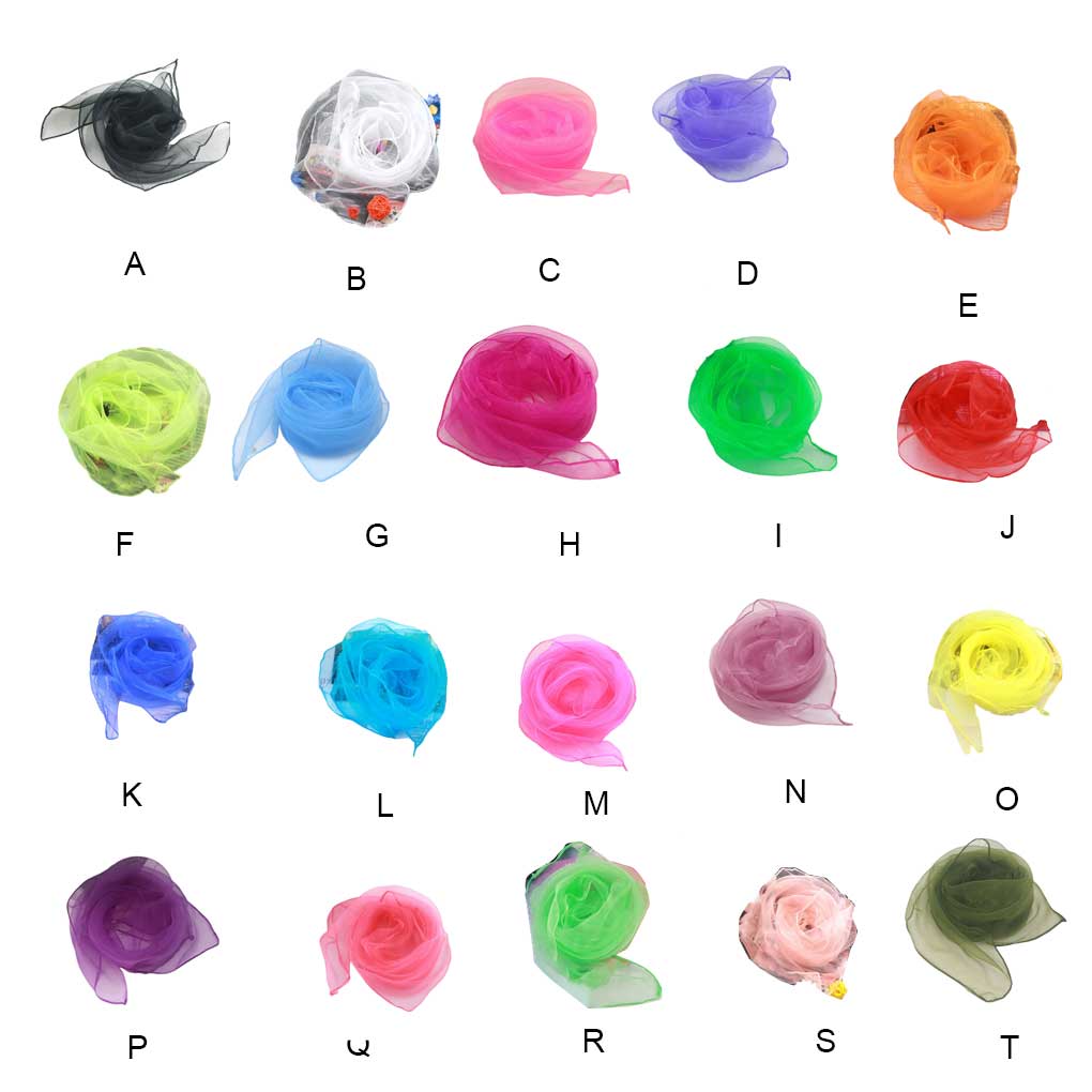 Children Scarf Decoration Fashion Solid Color Scarves Neckerchief Birthday Gifts Dance Dressing for Outdoor Travel School