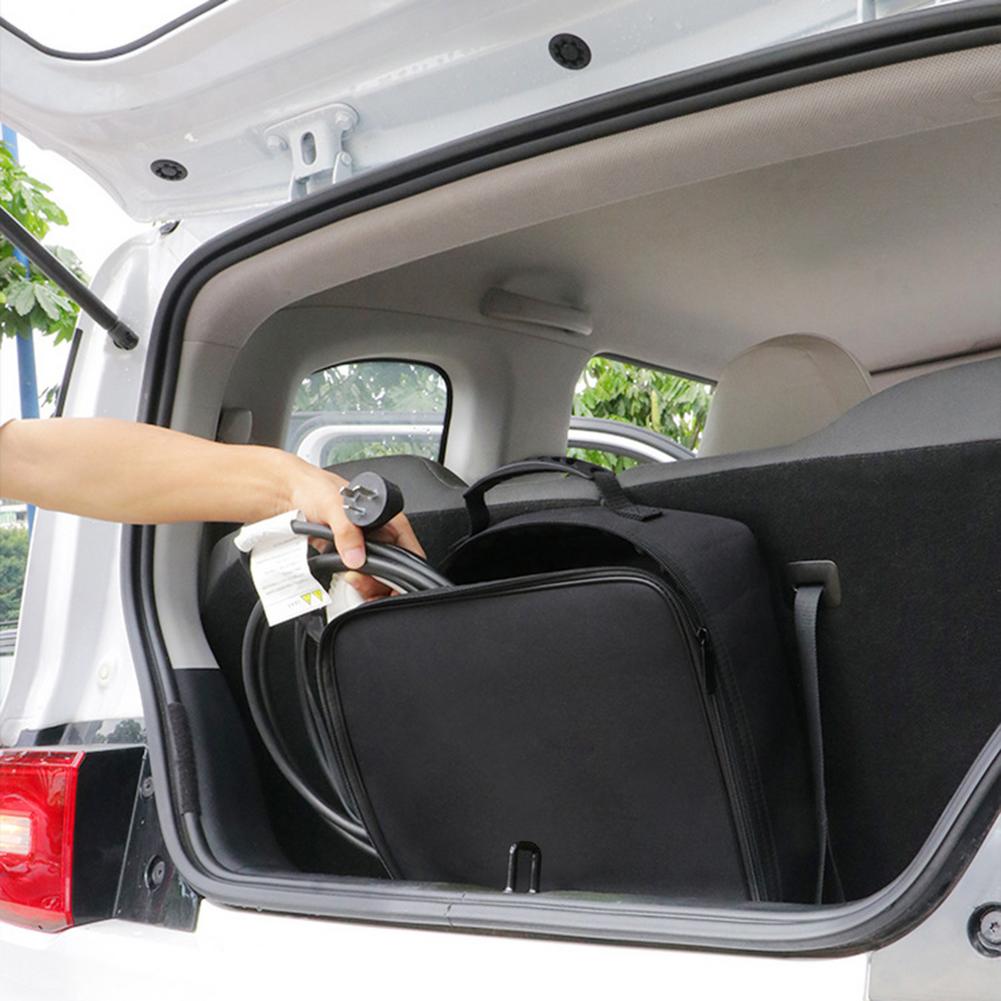 Borsa per riporre cavi di ricarica Portatile per auto Cavo dati USB Caricabatterie Pacchetto Organizzatore Borsa per riporre accessori digitali