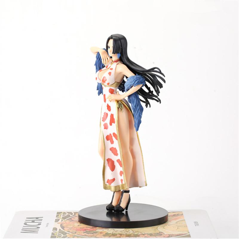 22CM Japanischer Anime One Piece Figur Cheongsam Boa Hancock Figur PVC Modell Spielzeug Puppen Sammlung Cartoon Ornament Kindergeschenk