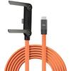 USB Type-C 240W Super Fast Charging Cable 2-in-1 Folding Holder For iPhone 15-17 Android Phone Charger Cable USB To C, C To C