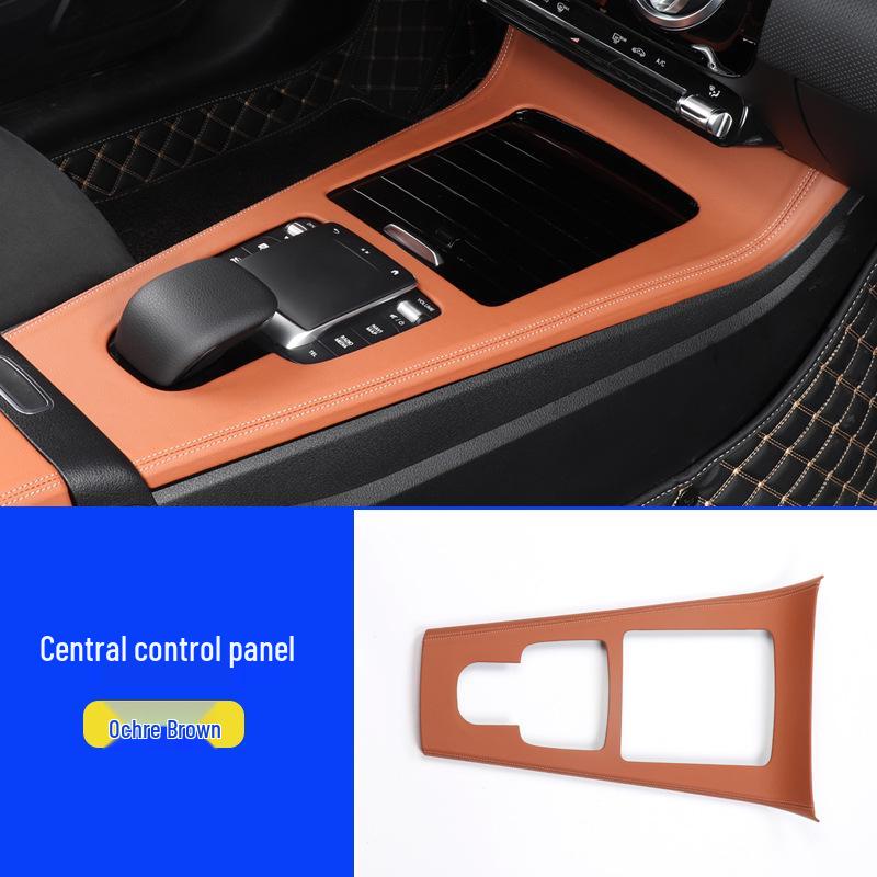 Mercedes-Benz GLA Mittelkonsolen Dekoraufkleber: Passend für GLB220, A-Klasse, CLA, EQA, EQB - Schutzfolie für den Fahrzeuginnenraum.