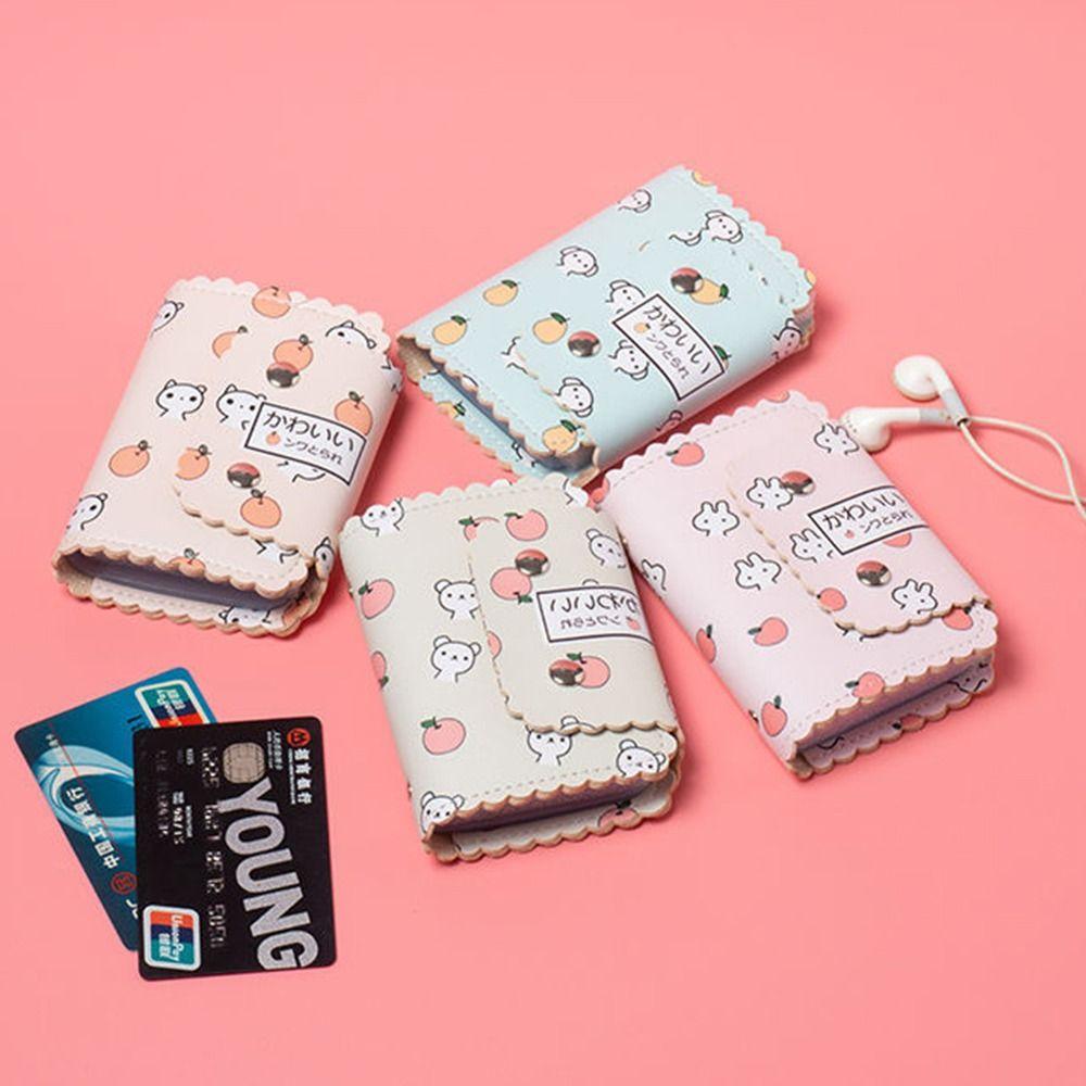 

Кошачья сумка для хранения водительских прав Короткие кошельки Держатель банковских карт Мультяшные держатели карточек Наружные Style D